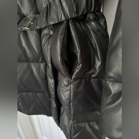 Via Spiga Belted Puffer down/waterfowl Jacket Sz XS - Picture 5 of 9